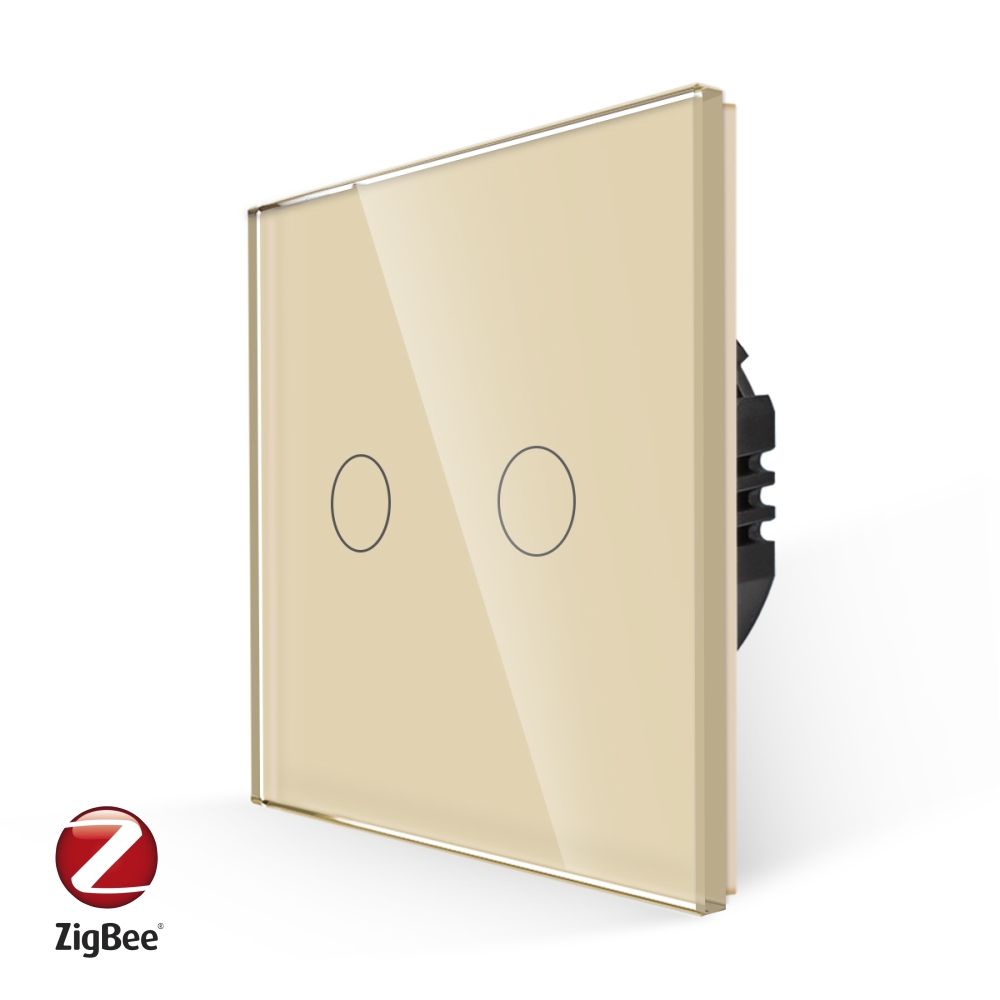 Intrerupator Dublu Touch Sticla ZigBee Smart Home - imagine 9