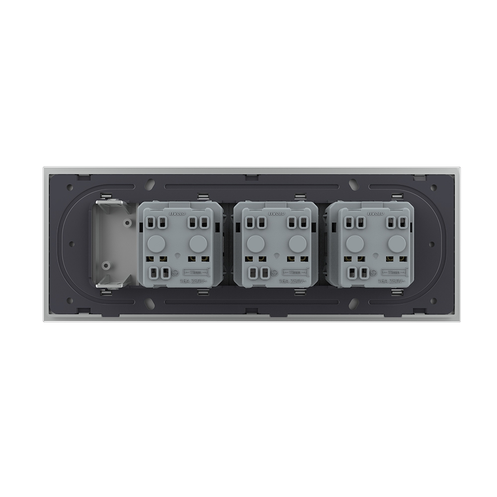 Priza Triplă Livolo Sticlă 6/7 Module - imagine 16