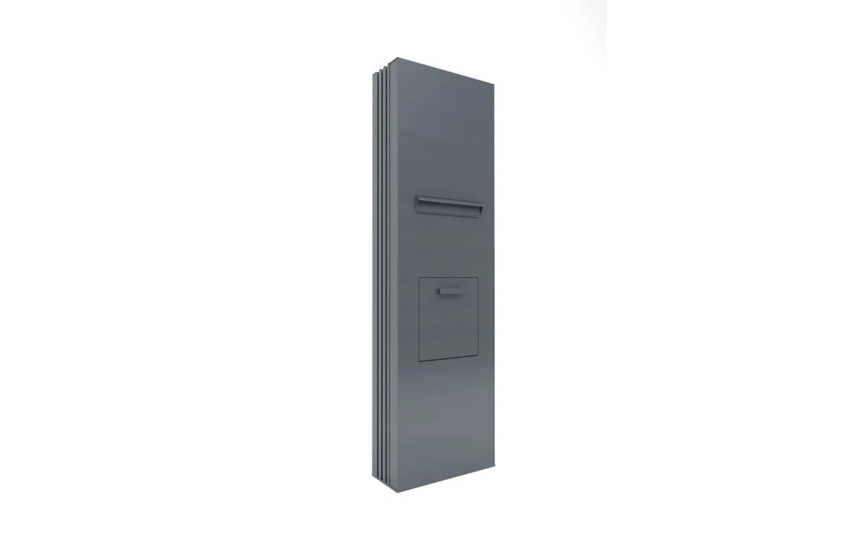 Stâlp Aluminiu Cutie Poștală și Colete Virtuoso Deluxe