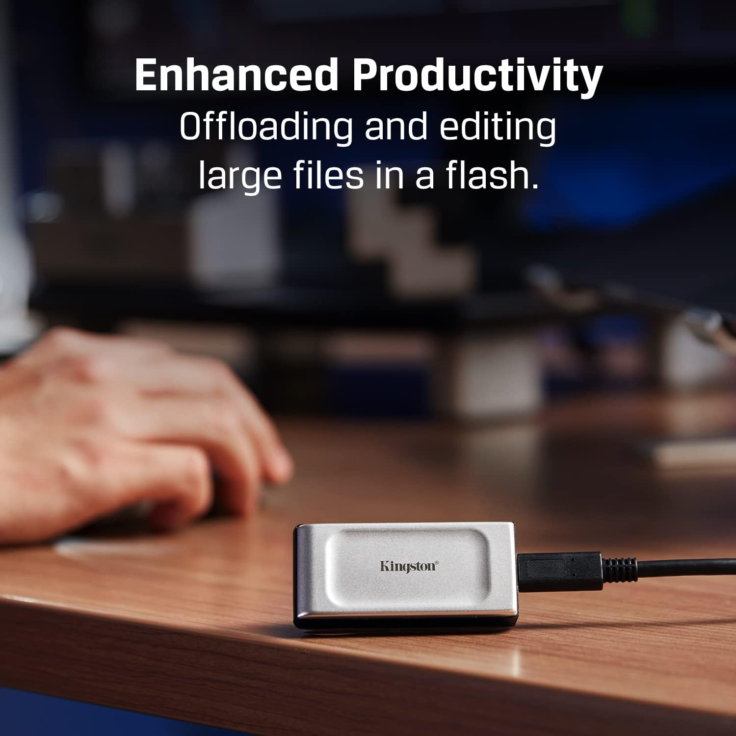 SSD Extern Kingston XS2000 1TB - Viteza 2000MB/s USB 3.2 - imagine 3