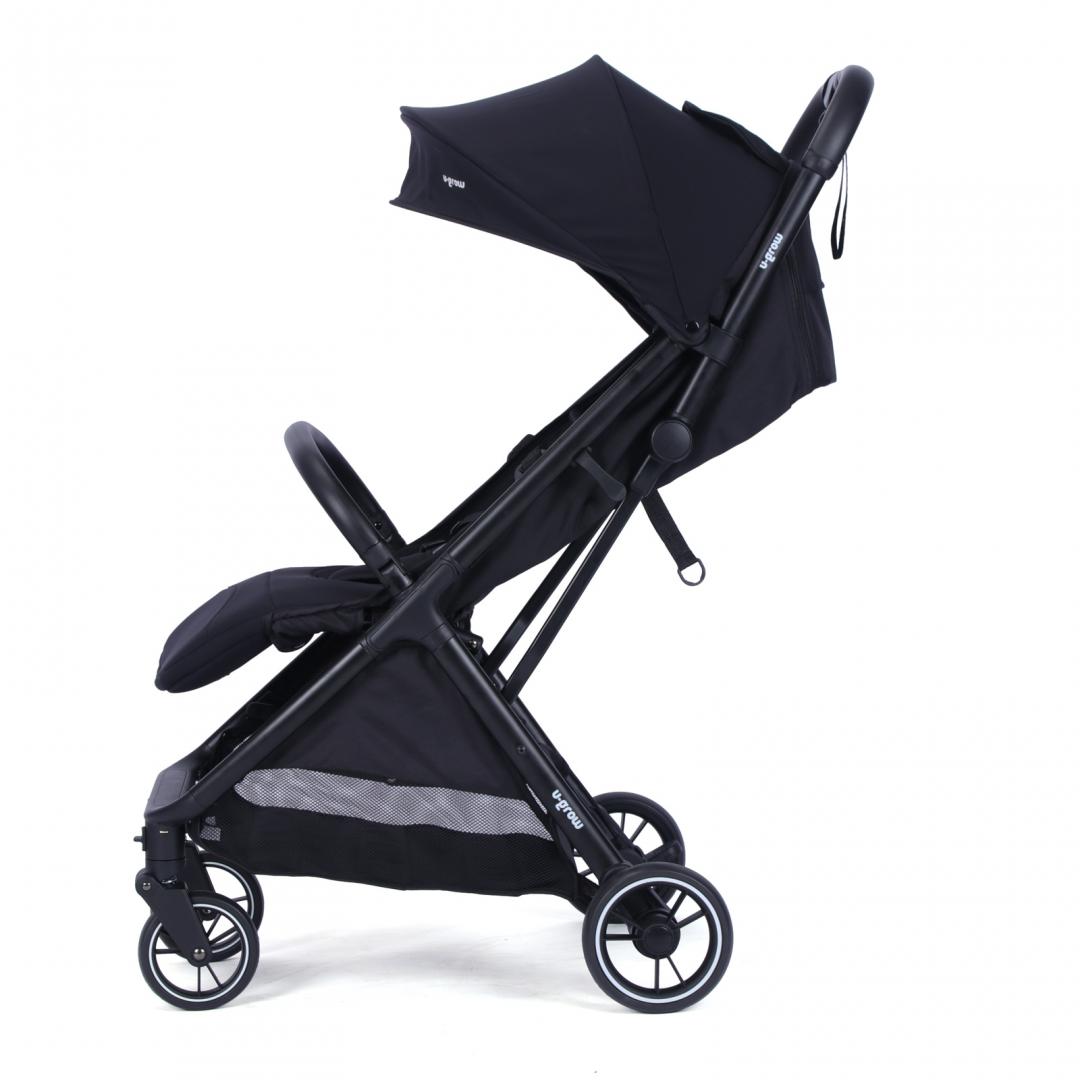 Cărucior Sport U-Grow Autofold Negru | 0-48 Luni - imagine 3