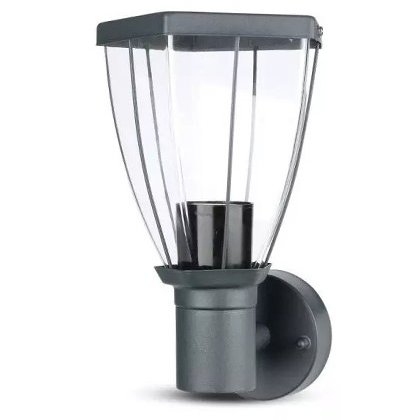 Lampă gradină V-TAC E27, montaj perete, negru