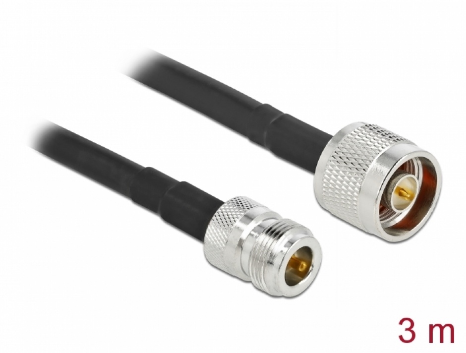 Cablu Prelungitor N Type Low Loss 3m Delock