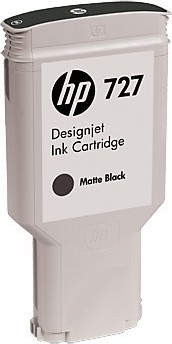 Cartus Original HP 727 Matte Black 300ml - Calitate Profesionala