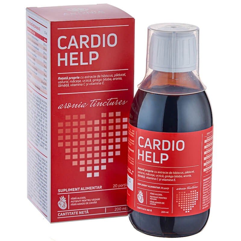 Cardio Help 200ml Aronia | Tinctură Pentru Inimă
