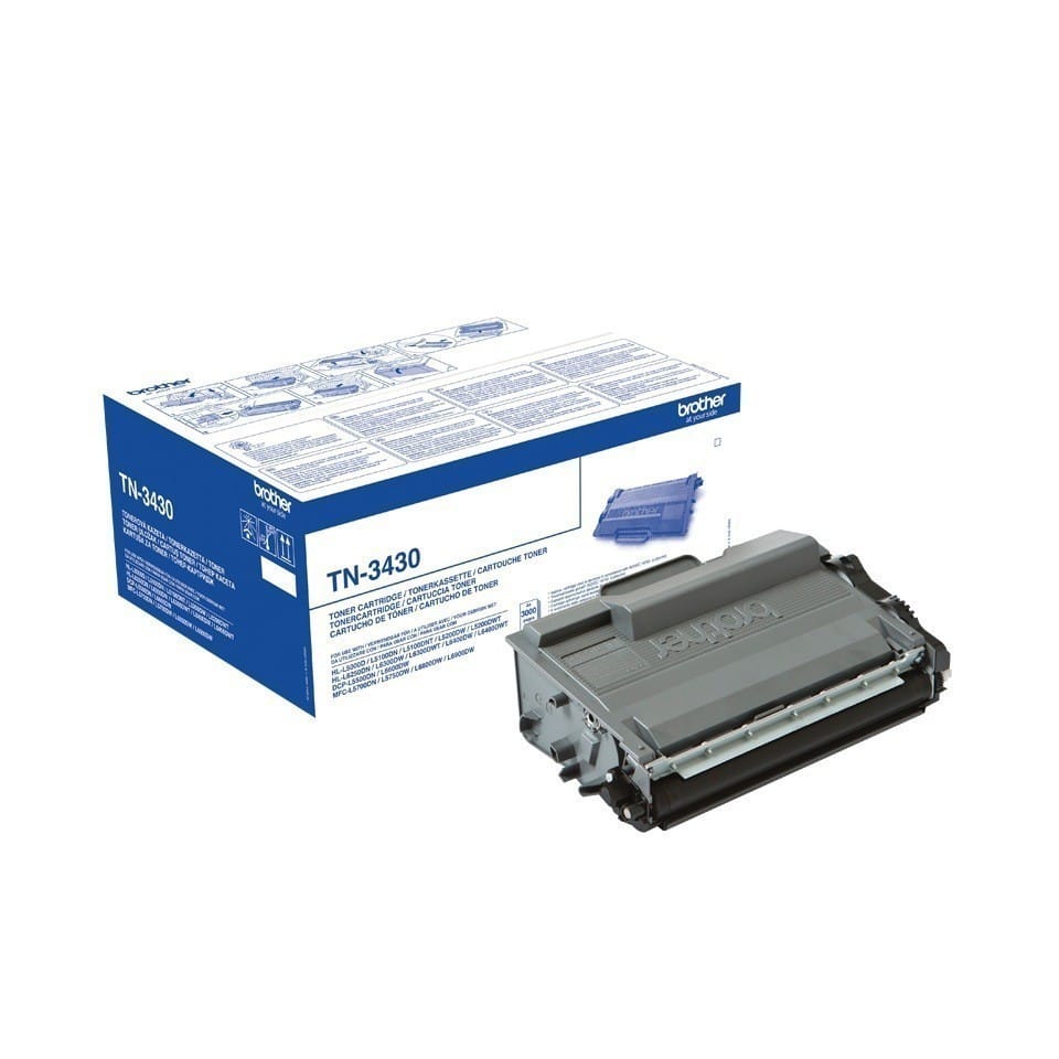 Toner Original Brother TN3430 Negru - 3000 pagini - imagine 2