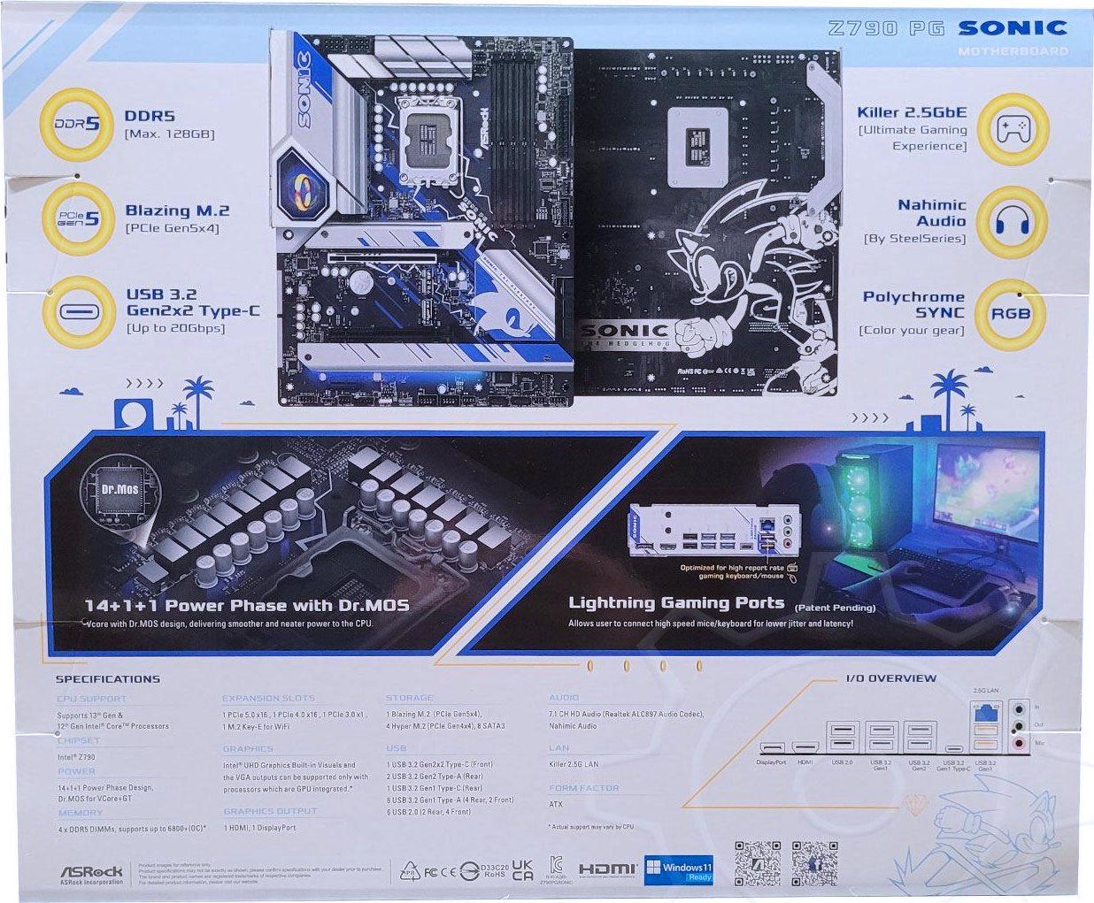Placă de Bază ASRock Z790 PG SONIC LGA 1700 Gaming - imagine 3