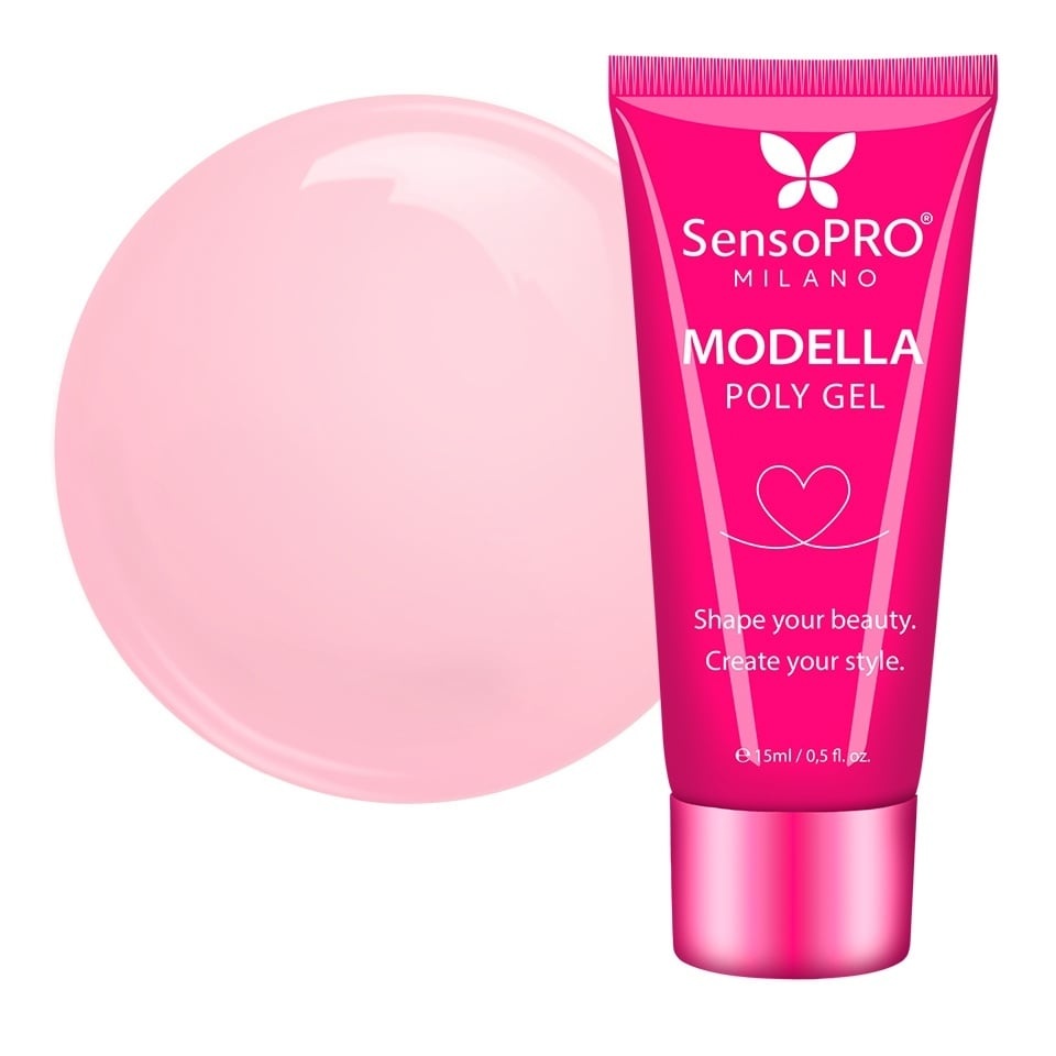Polygel MODELLA SensoPRO Milano - Toffee Nude, 15ml