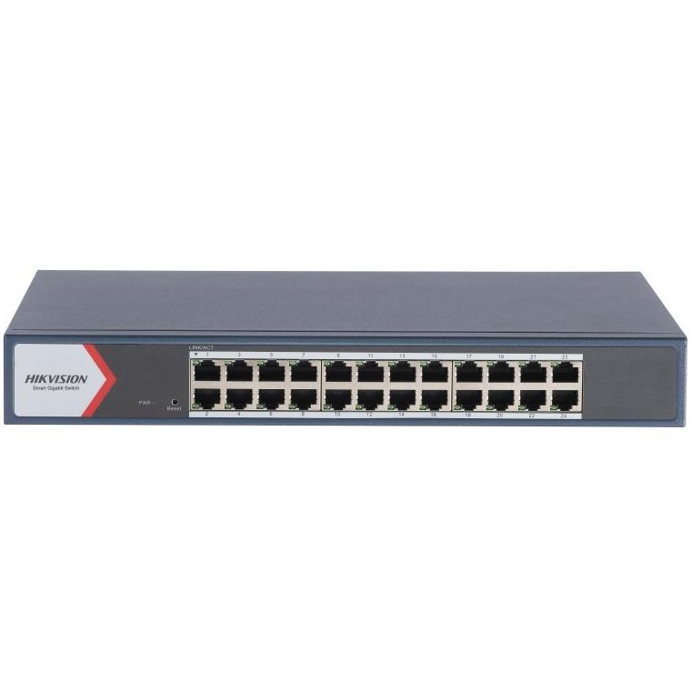 Switch Hikvision 24 Porturi Gigabit, Smart Management
