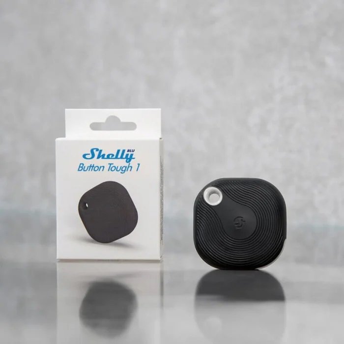 Shelly BLU Button TOUGH 1 Black | Control Bluetooth