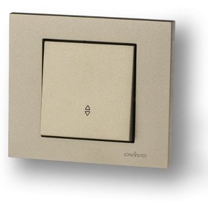 Întrerupător cap scară Ovivo OV00206, 10A, 250V, titan