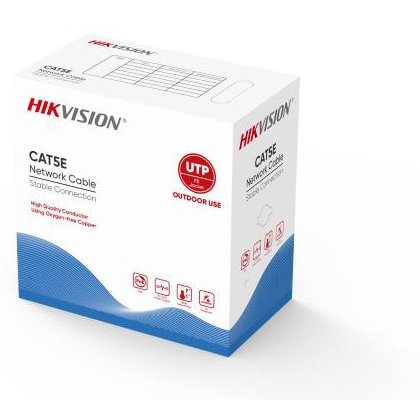 Cablu UTP CAT.5E exterior Hikvision DS-1LN5EO-UU/E 305 m