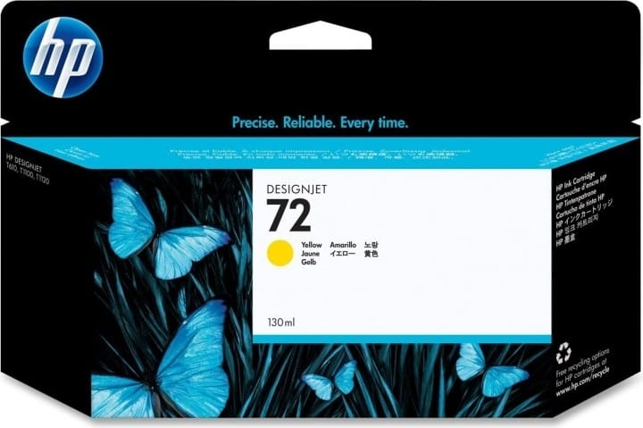 Cartuș Cerneală HP C9373A Yellow Original 130ml DesignJet - imagine 2