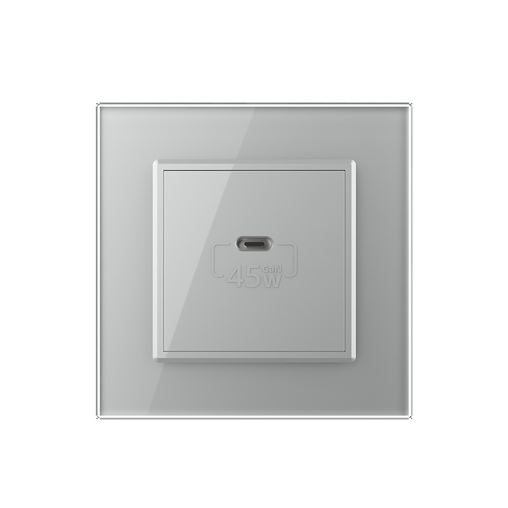 Priza USB Tip C Livolo, 45W, Rama Sticlă - imagine 15