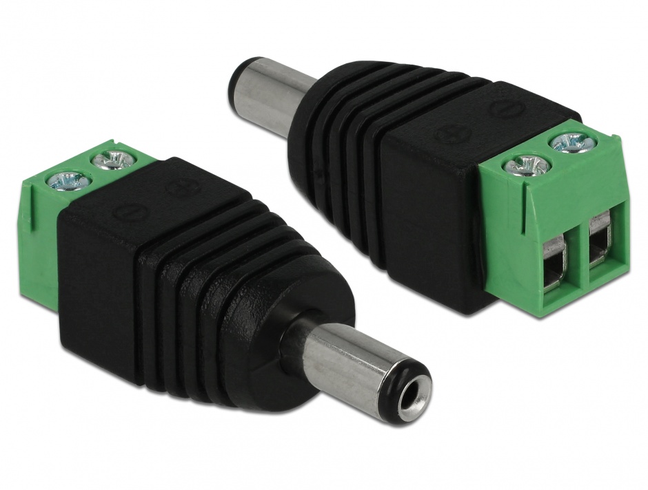 Adaptor DC 2.1mm la Terminal Delock