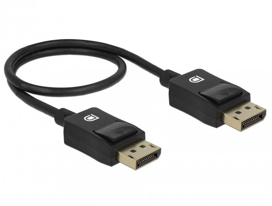 Cablu Displayport 8K 0.5m Delock 85299