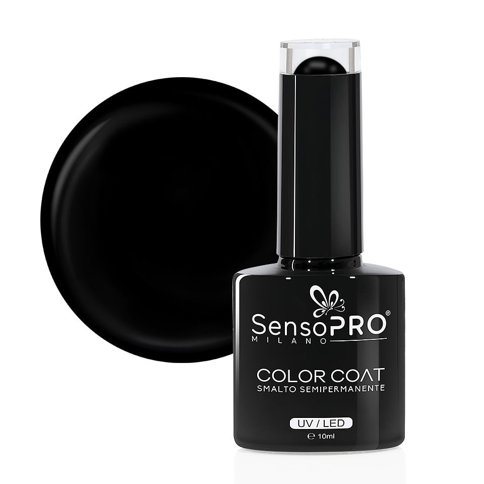 Oja Semipermanentă SensoPRO Milano 10ml - 002 Black Onyx