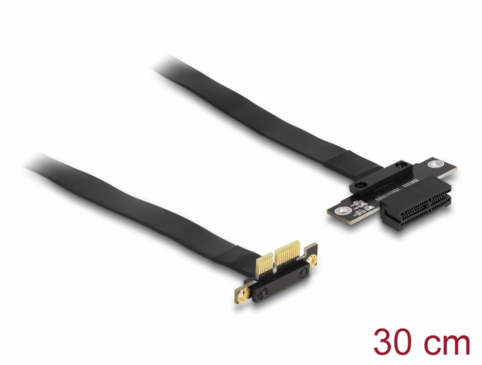 Delock 88023 Riser PCIe x1, 90°, 30cm