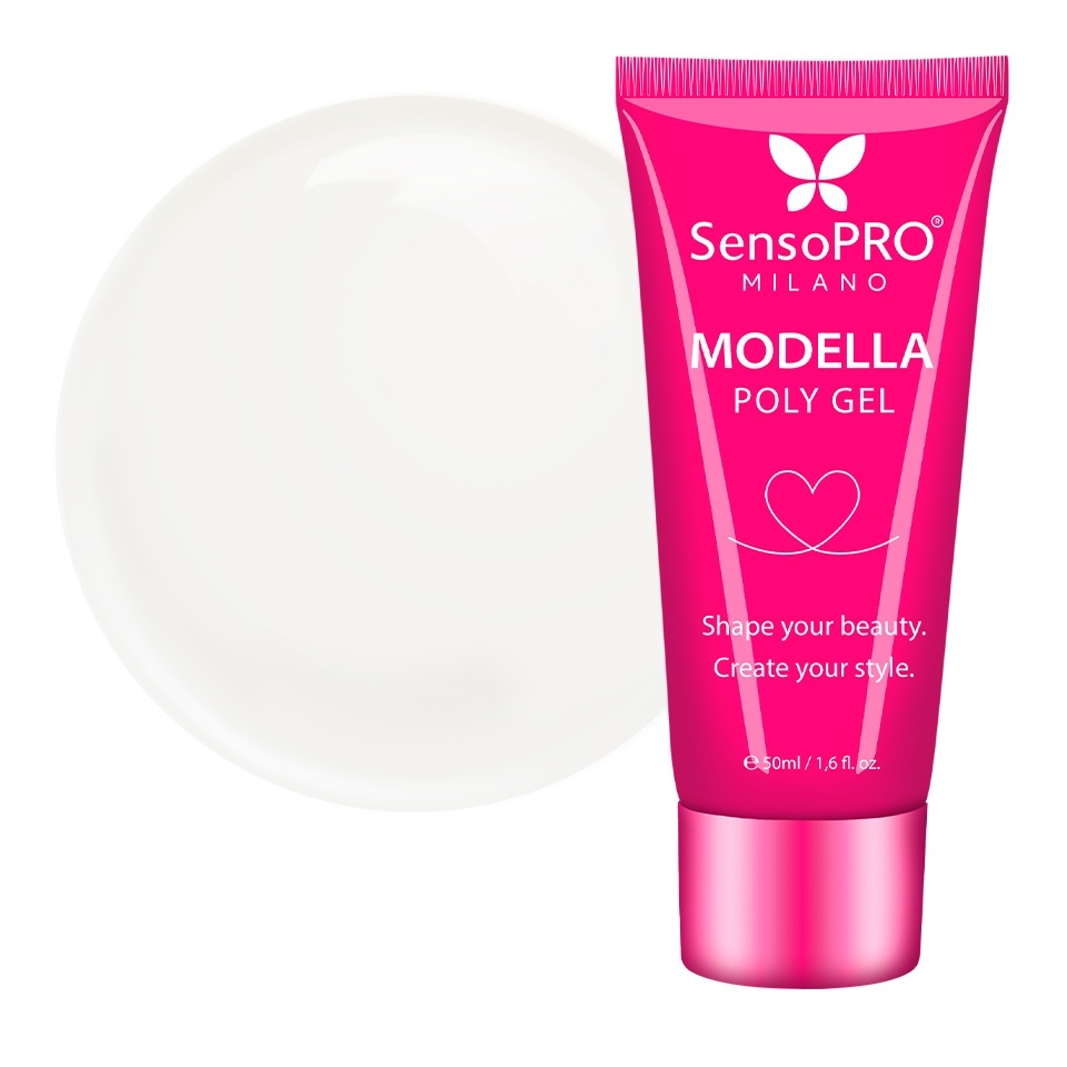 Polygel MODELLA SensoPRO Milano - White, 50ml