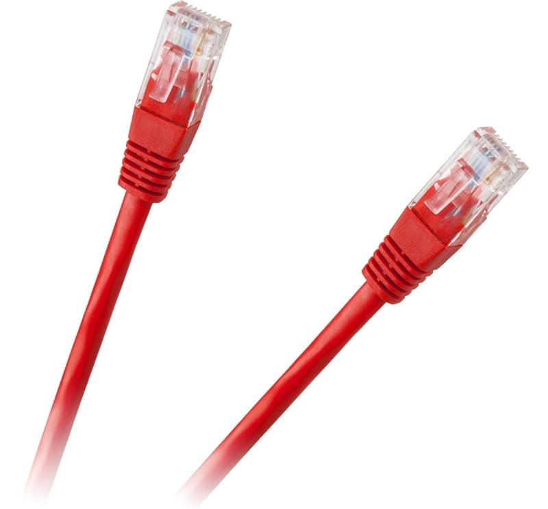Cabletech Patchcord UTP 1m Rosu, Retea Fiabila
