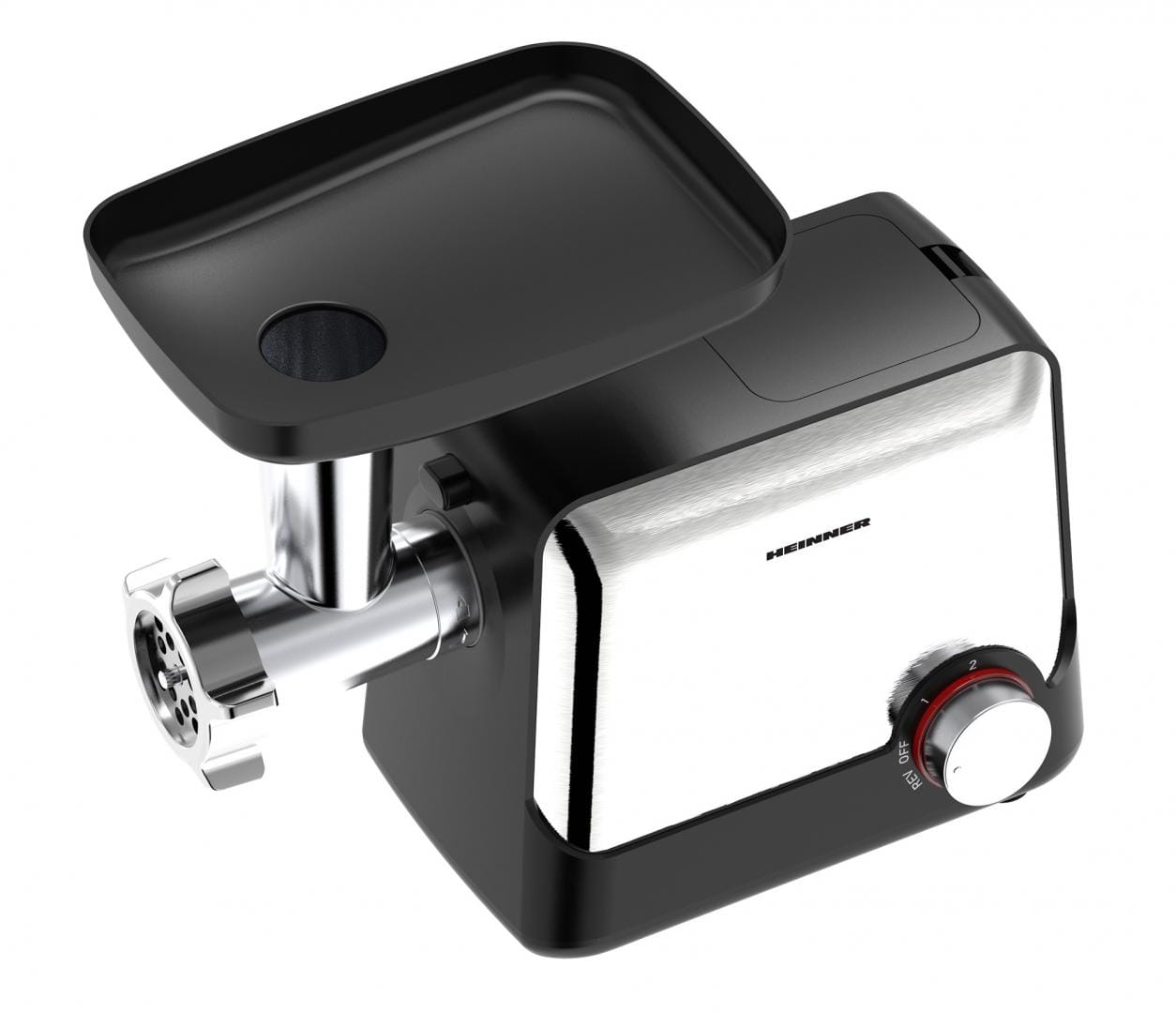 Mașină Tocat Heinner 2100W DualSteel - 1.8kg/min, Inox - imagine 4