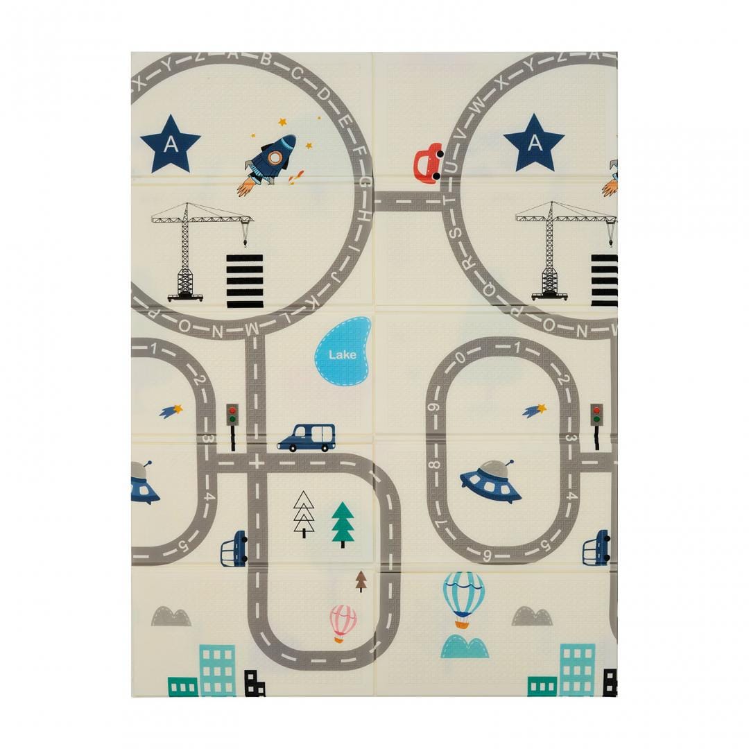 Covor Joacă Pliabil 2 Fete 180x120 cm - U-GROW Spumă - imagine 11