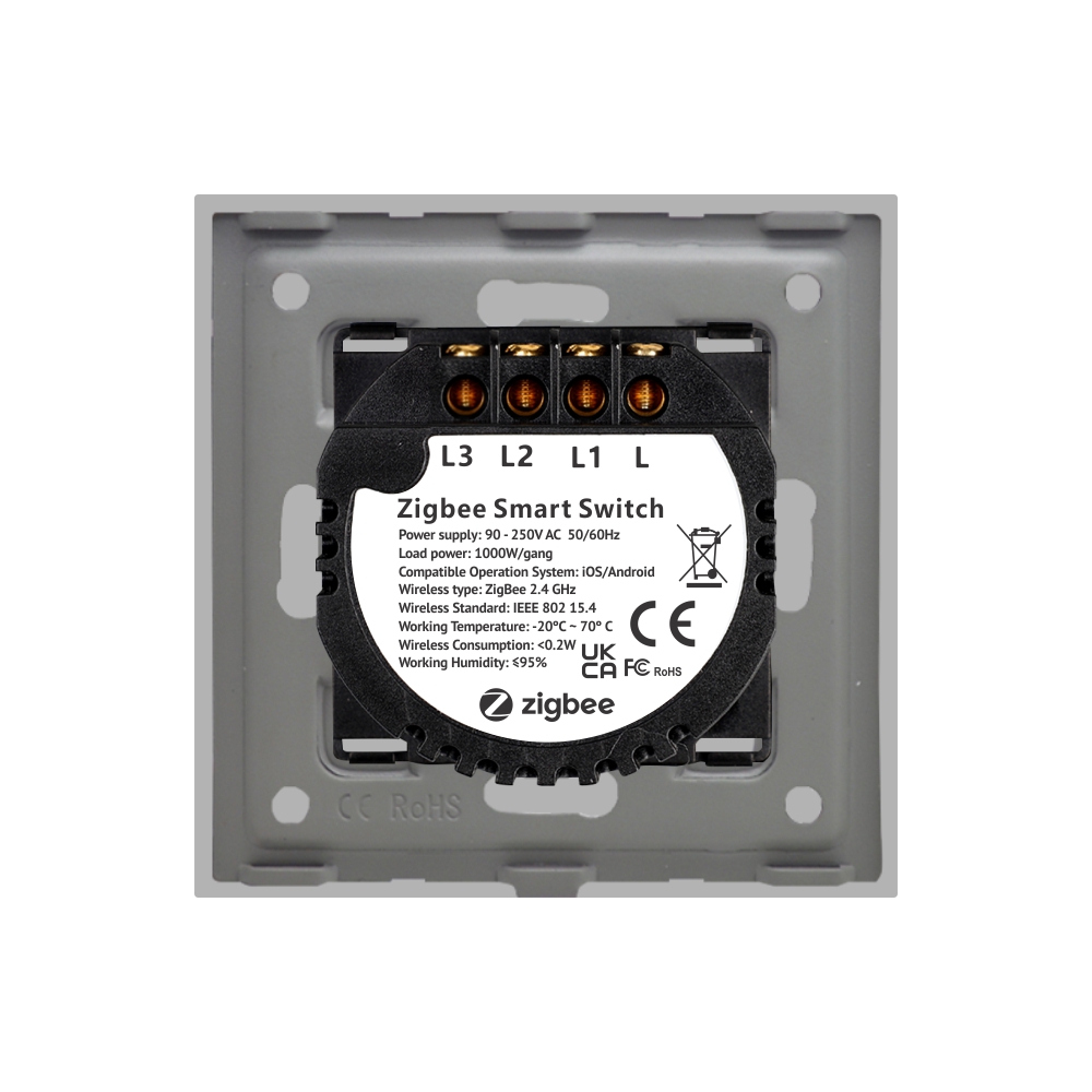 Întrerupător Touch Triplu ZigBee Luxion - imagine 15