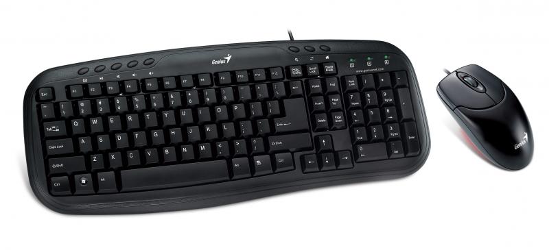 Genius Smart KM-200 - Tastatura + Mouse Optic USB, Ergonomic