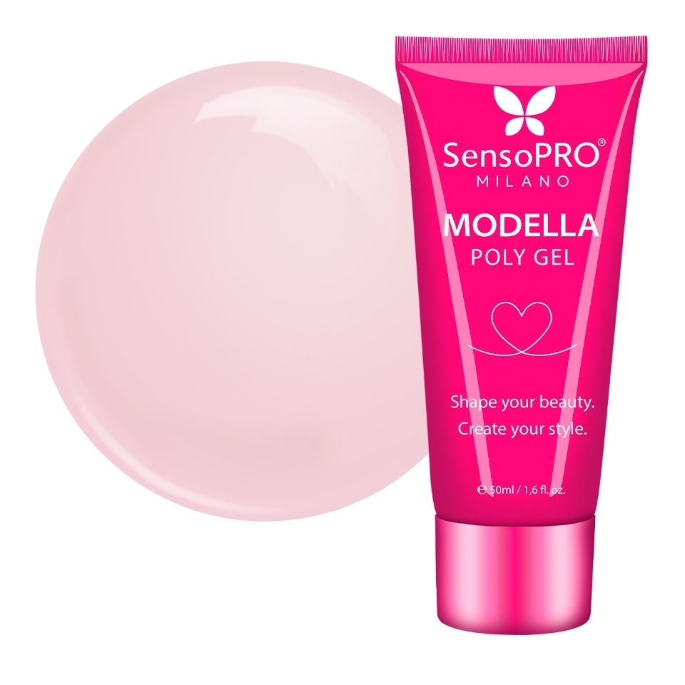 Polygel MODELLA SensoPRO Milano - Rose Taupe, 50ml