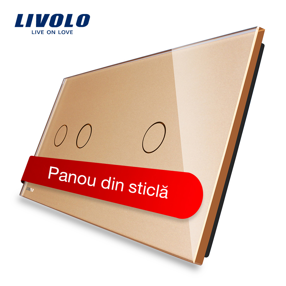 Panou Touch Livolo Sticlă Dublu+Simplu - imagine 13