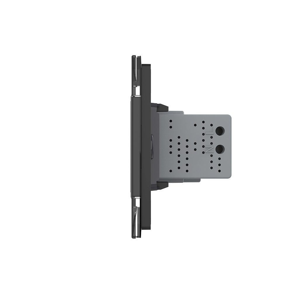 Priza Simplă cu USB Livolo, Italiană, Sticlă - imagine 7