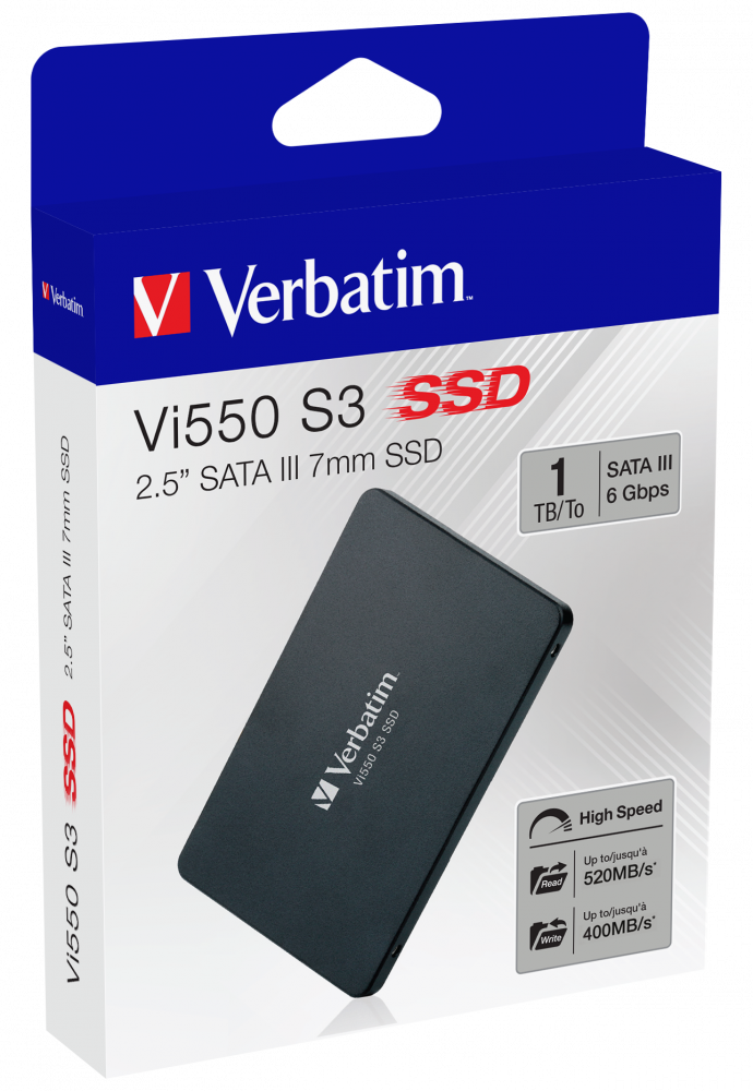 SSD Verbatim VI550 1TB - Stocare Rapidă și Fiabilă - imagine 3