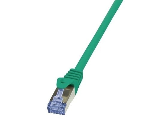 Patchcord Safer Cat 6A 10M - 500MHz Verde