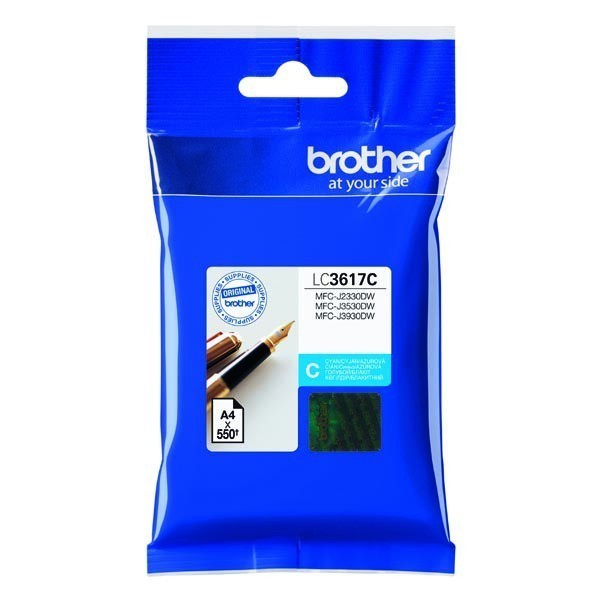 Cartus Original Brother Cyan LC3617C - 550 Pagini - imagine 2