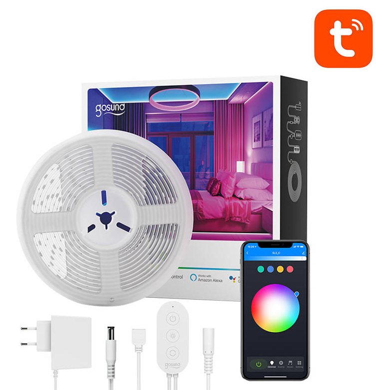 Banda LED inteligenta Gosund SL2, 5m, RGB