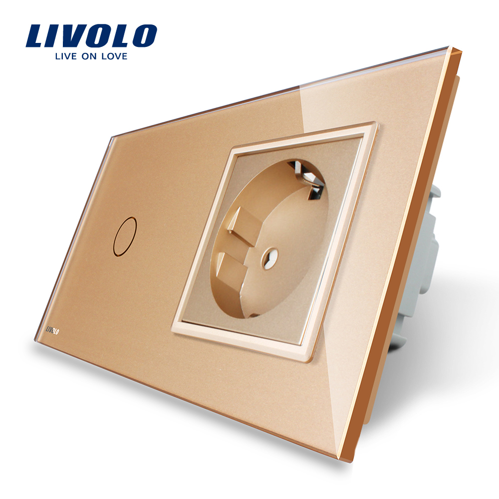 Intrerupator si Priza Livolo cu Touch si Rama Sticla - imagine 17