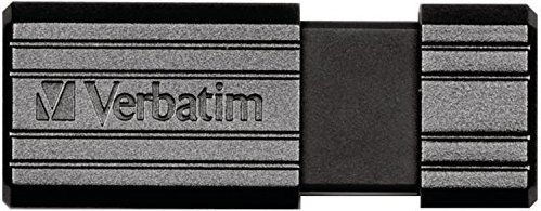 Memorie USB Verbatim 16GB Pinstripe Negru - Stocare Portabilă
