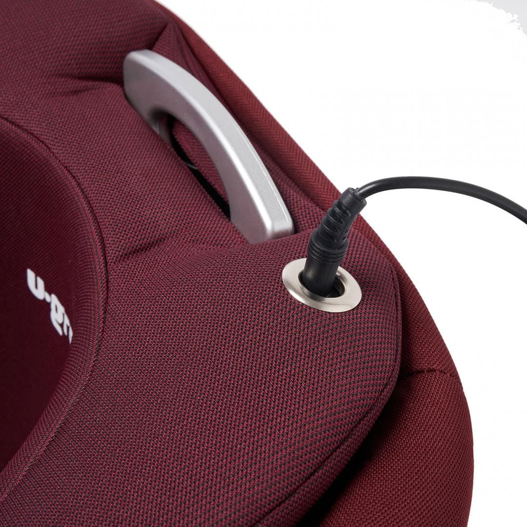 Scaun Auto I-Size Isofix 76-150cm cu Boxă Bluetooth - Roșu - imagine 18