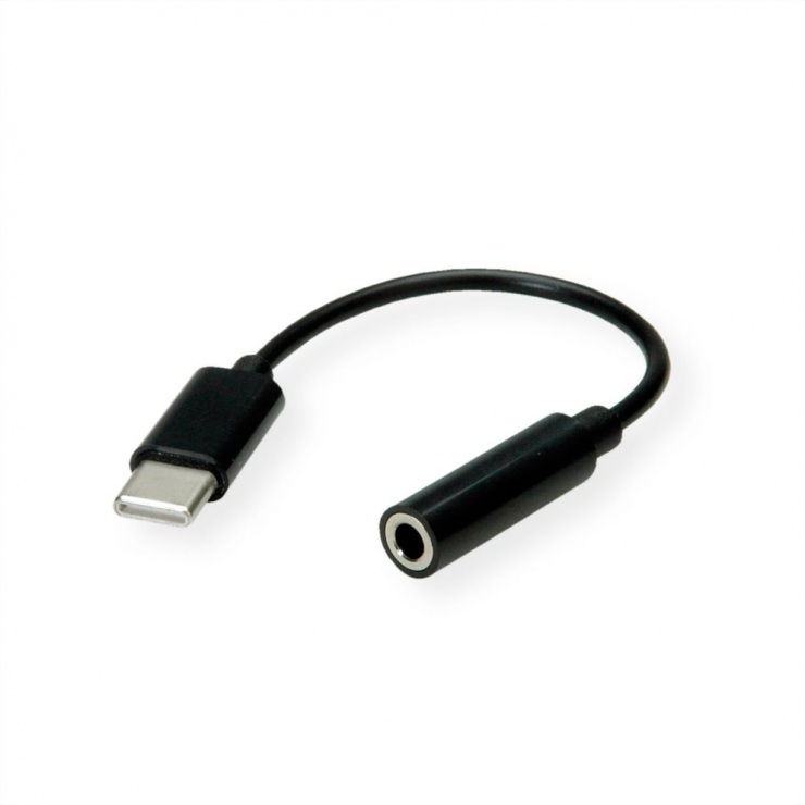 Adaptor USB-C la Jack 3.5mm Value, 13cm