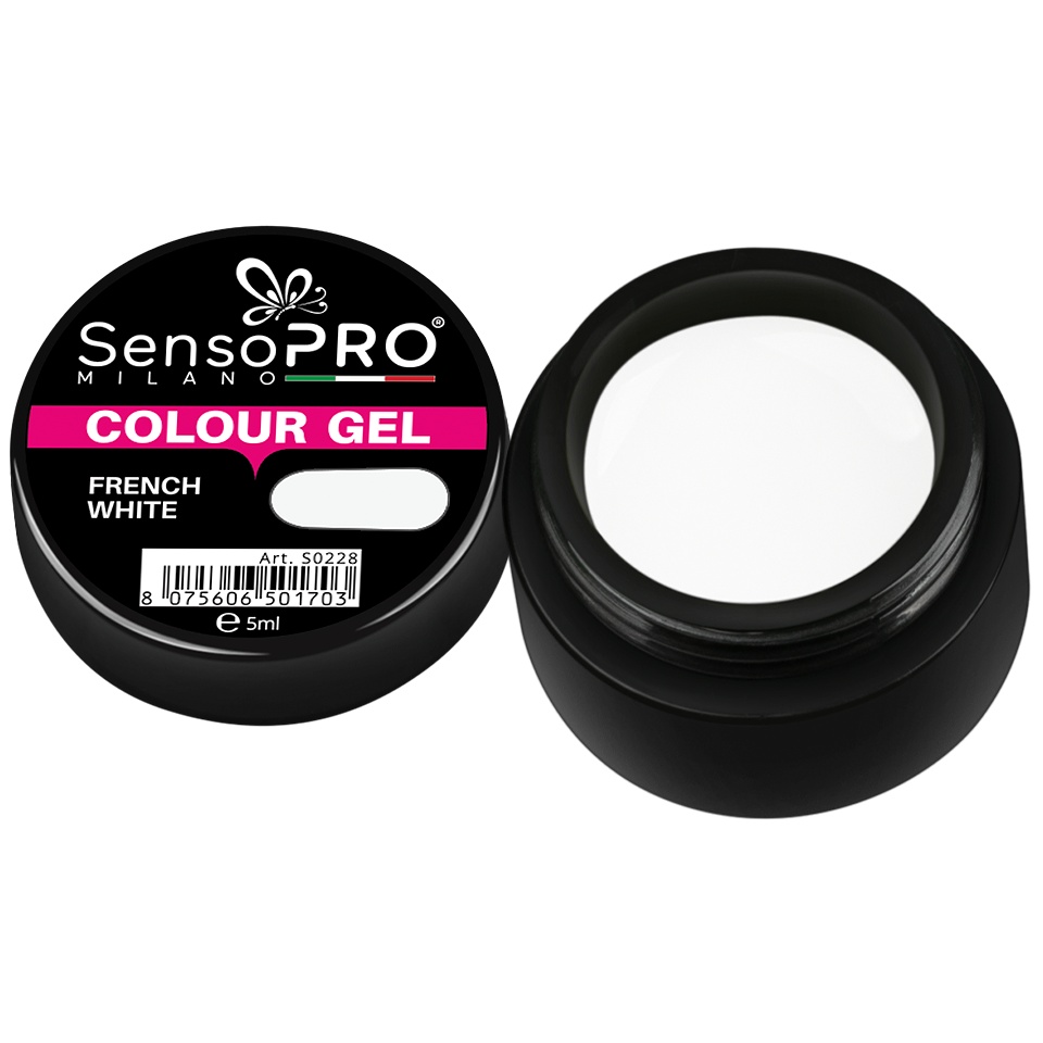 Gel UV French White 5ml SensoPRO