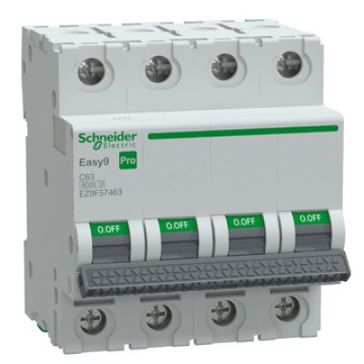 Întrerupător automat Schneider Easy9 Pro 4P 63A curba C