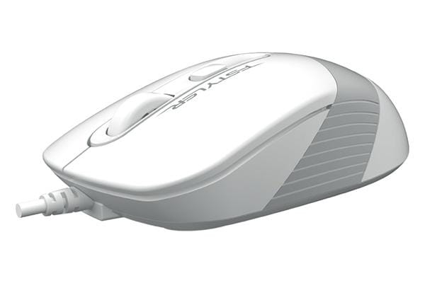 Mouse A4TECH FM10 cu fir, optic, 1200 DPI, alb - imagine 3