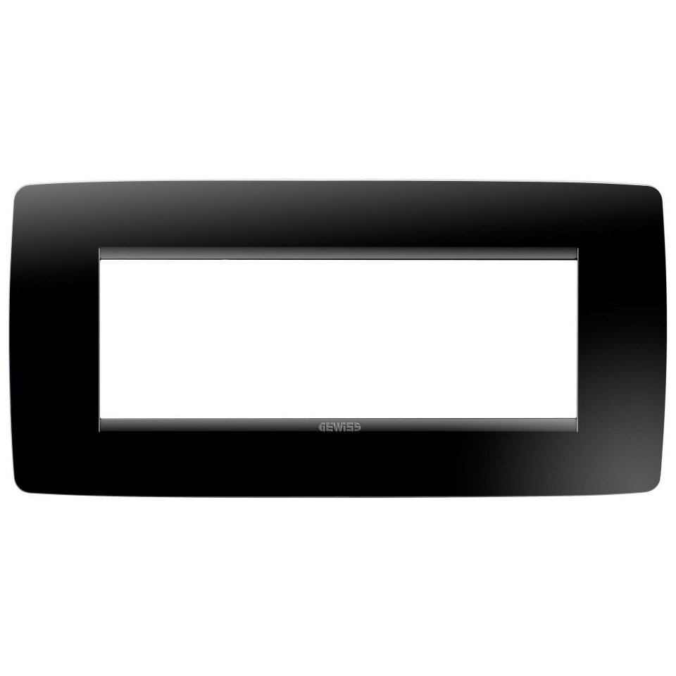 Rama 6 Module Gewiss Chorus One, Negru Toner