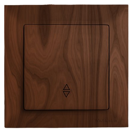 Întrerupător Cap-Scara Mutlusan Candela, 1P, Nuc