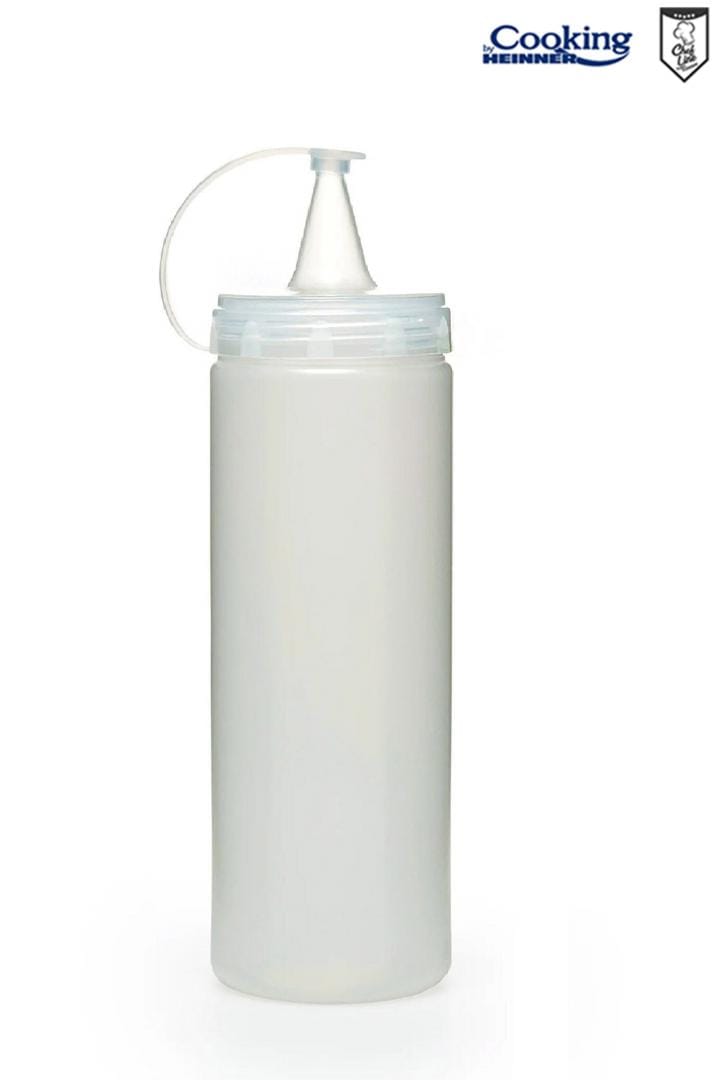 Dispenser Sosuri 500ml Heinner Chef Line - Sticlă Transparentă - imagine 2