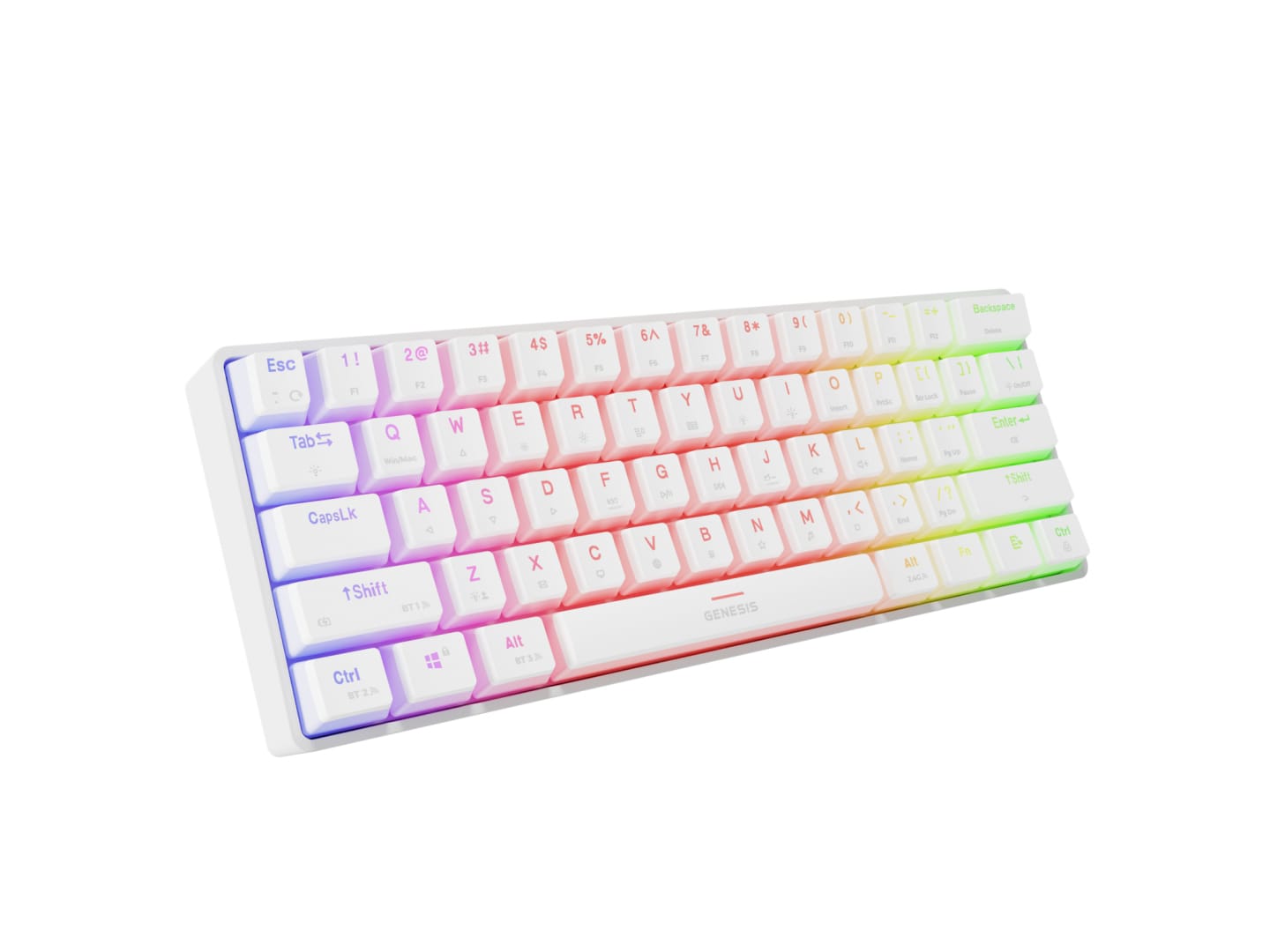 Tastatura Gaming Mecanica Wireless Genesis Thor 660 G2 RGB - imagine 2