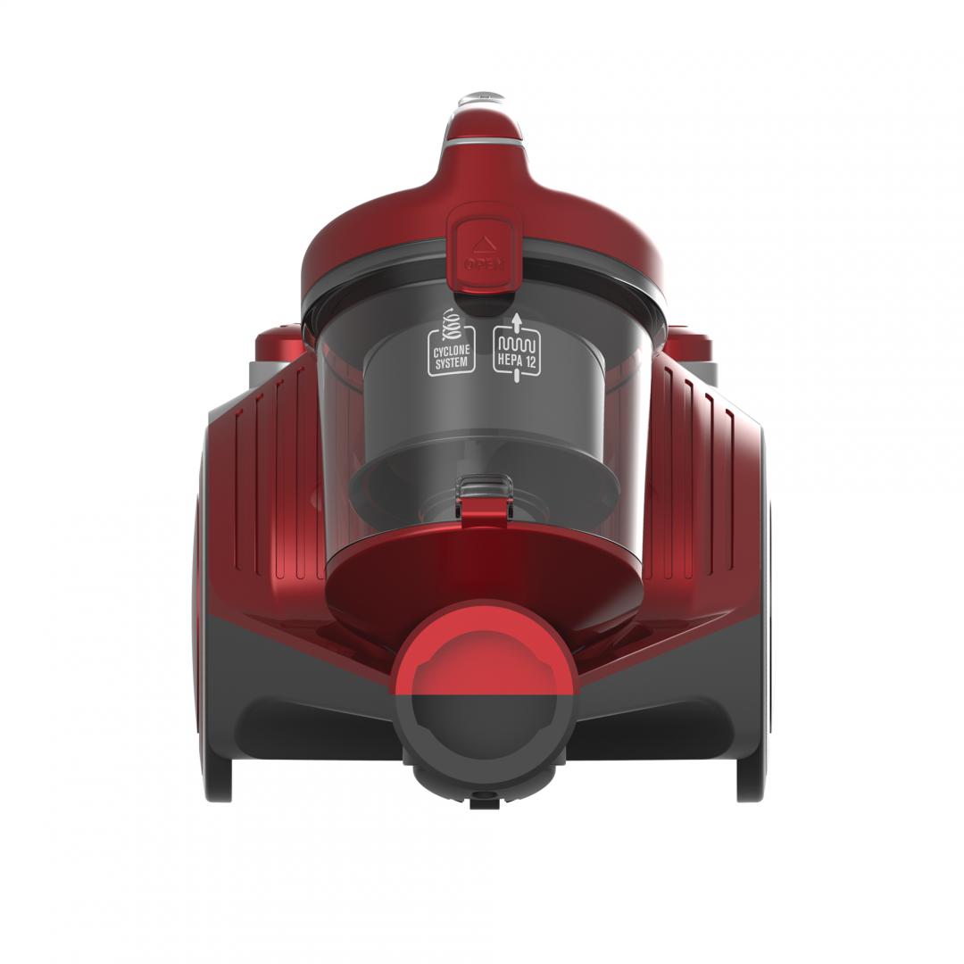 Aspirator fără sac Heinner HVC-MC700RD - 700W, Filtru HEPA