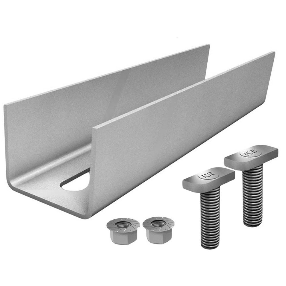 Conector K2 SolidRail XS | Montaj Rapid Panouri Solare - imagine 2