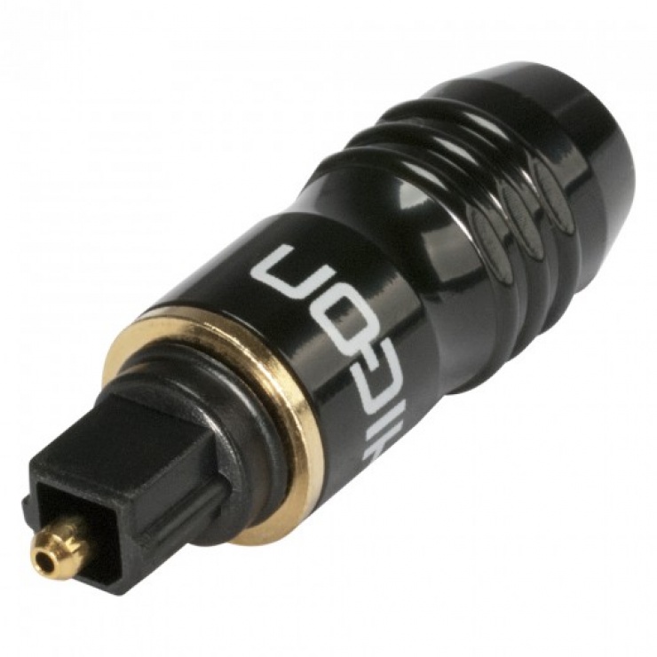 Conector Toslink HICON HI-TL01 Metalic