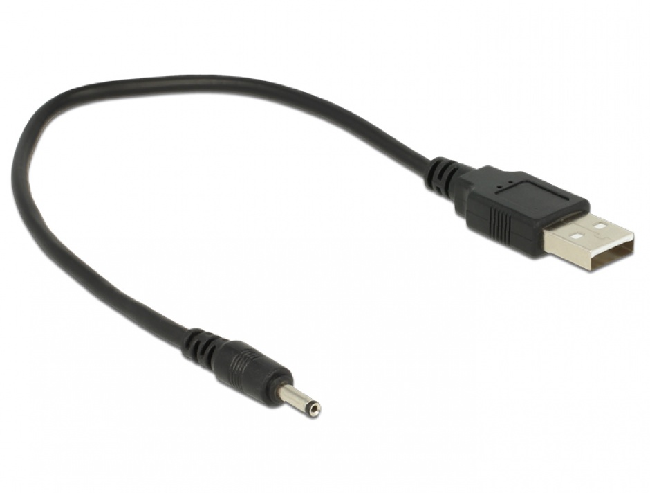 Cablu USB la DC 3.0x1.1mm 27cm Delock